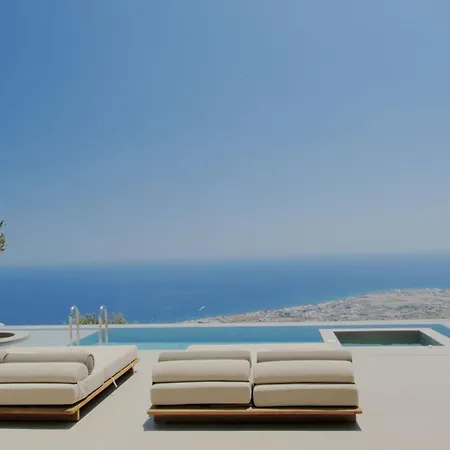 빌라 Vouno Santorini Private 피르고스
